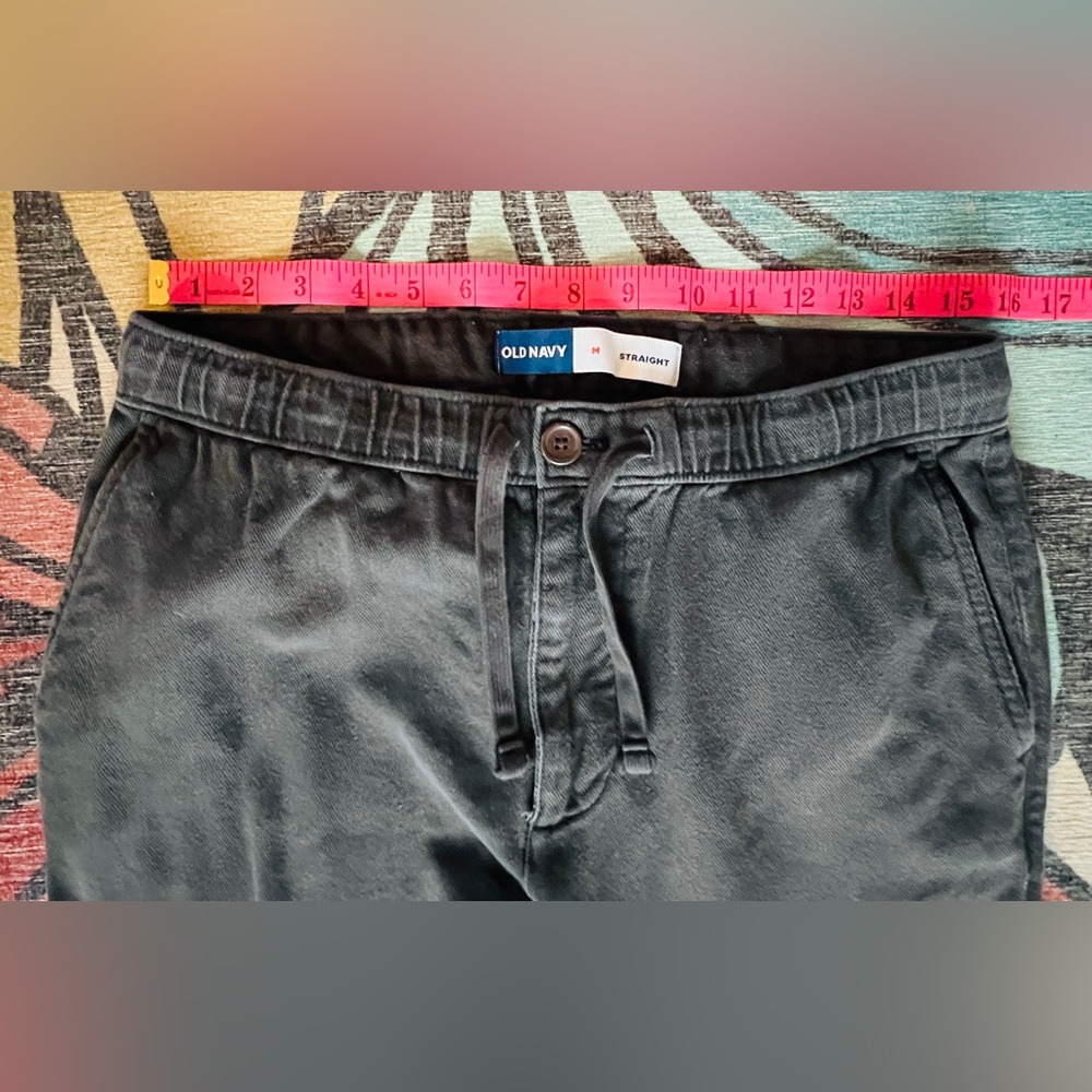 Old Navy Gray Straight-Leg Pants - Picture 4 of 9